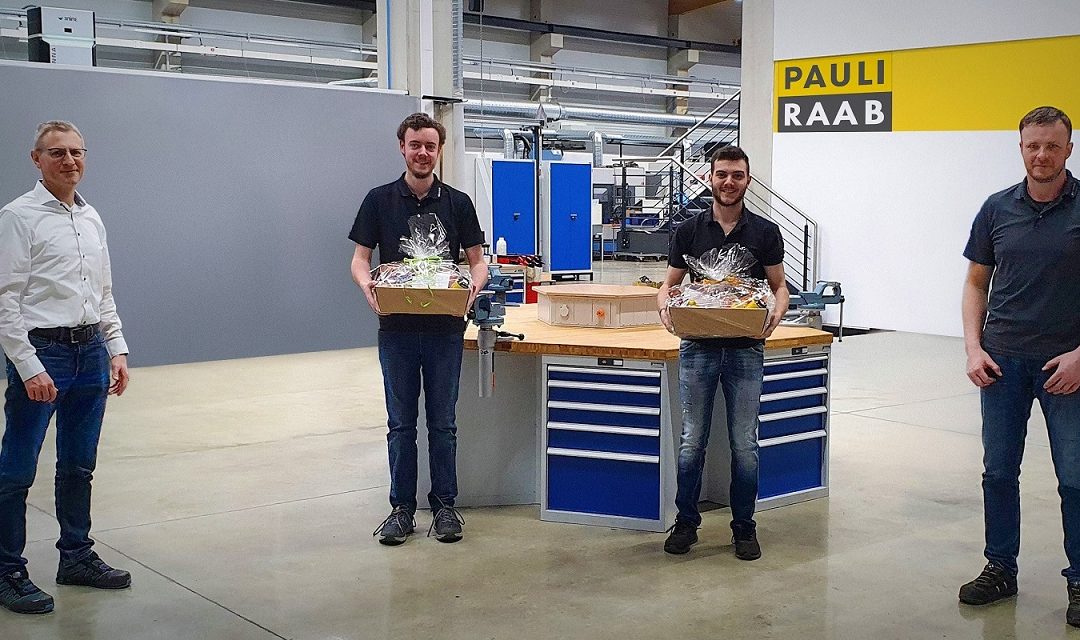 Doppelte Freude bei PAULI & RAAB – erfolgreicher Abschluss
