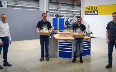 Doppelte Freude bei PAULI & RAAB – erfolgreicher Abschluss