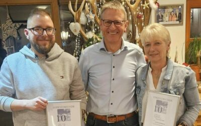 Jahresabschlussfeier 2024: Ehrung langjähriger Mitarbeiterinnen und Mitarbeiter
