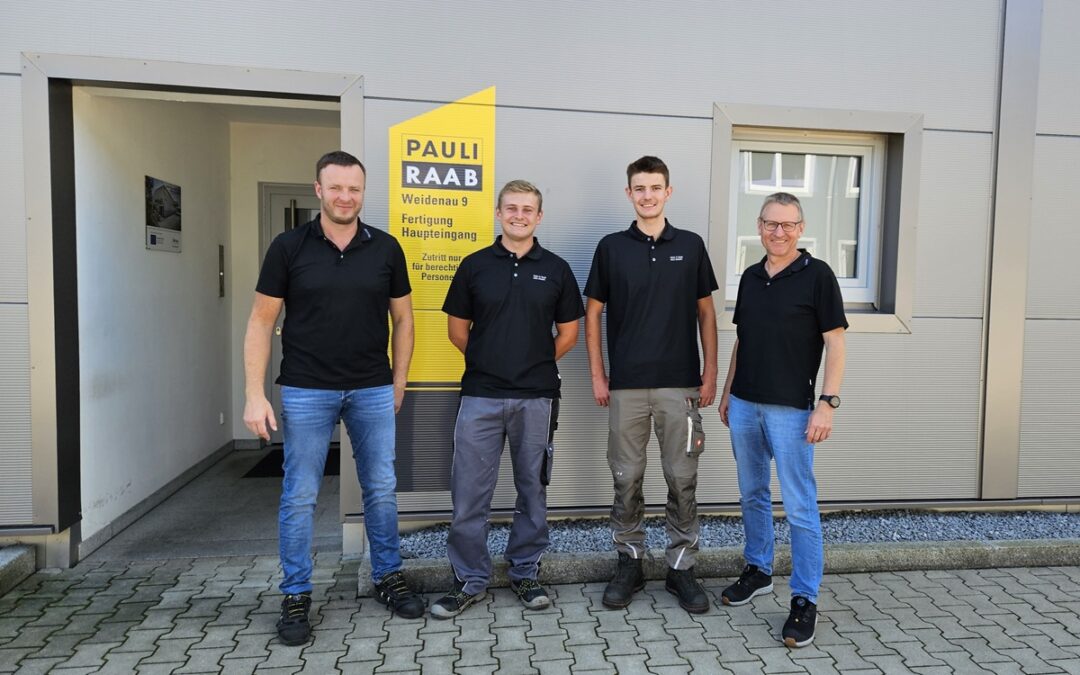 Ausbildungsstart im Doppelpack bei PAULI & RAAB